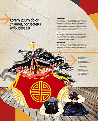 전신 PSD 템플릿 편집 표지디자인 북디자인 커플 출판디자인 여자 남자 내지 리플렛 2단접지 북커버 새해 한옥 복주머니 기와집 팜플렛 20대 성인 두명 목재 앞모습 한국인 한복 복조리 이미지템플릿 나무 한국전통 뷰포인트 고건축 재료 관계 전통소품 사람 동양인 청년 전통의상 파일형식