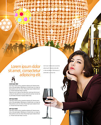 PSD 백인 템플릿 편집 표지디자인 북디자인 출판디자인 여자 내지 리플렛 와인잔 2단접지 북커버 새해 팜플렛 여러명 20대 성인 섹시 파티 와인 춤 군중 미러볼 이미지템플릿 서양인 다수 컨셉 술잔 문화예술 주류 사람 이벤트 청년 장식 파일형식