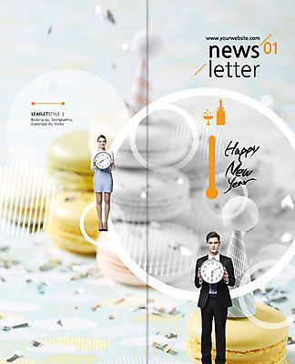 PSD 백인 템플릿 편집 표지디자인 북디자인 출판디자인 여자 표지 남자 리플렛 시계 2단접지 북커버 새해 서기 정장 팜플렛 20대 성인 두명 앞모습 고깔모자 마카롱 12시 이미지템플릿 서양인 모자_잡화 옷 뷰포인트 모션 디저트 사람 청년 시간 파일형식