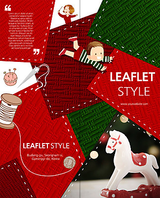 PSD 템플릿 편집 표지디자인 북디자인 출판디자인 여자 표지 남자 어린이 리플렛 2단접지 북커버 팜플렛 두명 장난감 바늘 목마 실 바느질 이미지템플릿 사람 도구 파일형식