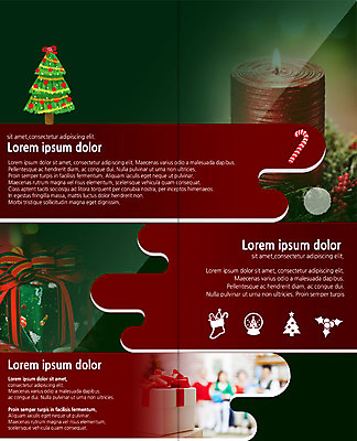 PSD 템플릿 편집 표지디자인 북디자인 출판디자인 내지 리플렛 크리스마스 2단접지 북커버 초 촛불 팜플렛 사람없음 선물상자 크리스마스트리 이미지템플릿 기념일 선물 상자 파일형식