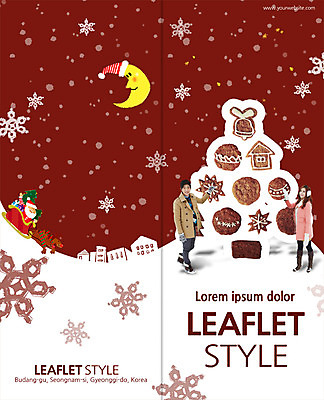 PSD 템플릿 편집 표지디자인 북디자인 출판디자인 여자 표지 남자 리플렛 크리스마스 겨울 2단접지 북커버 안내 눈꽃 팜플렛 20대 성인 두명 크리스마스트리 산타클로스 쿠키 한국인 눈 초승달 썰매 이미지템플릿 자연요소 계절 기념일 날씨 디저트 눈_날씨 사람 동양인 청년 달 파일형식