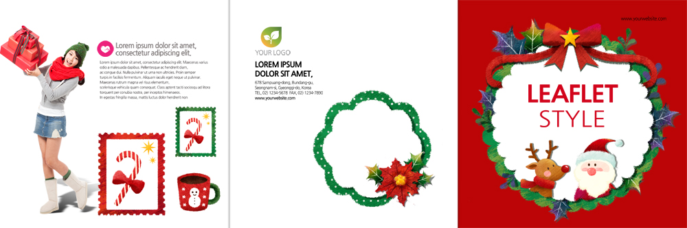 PSD 템플릿 편집 표지디자인 북디자인 출판디자인 여자 표지 남자 리플렛 크리스마스 북커버 3단접지 팜플렛 20대 성인 두명 선물상자 산타클로스 한국인 루돌프 머그컵 크리스마스지팡이 이미지템플릿 기념일 지팡이 사슴 선물 사람 동양인 청년 컵 상자 파일형식