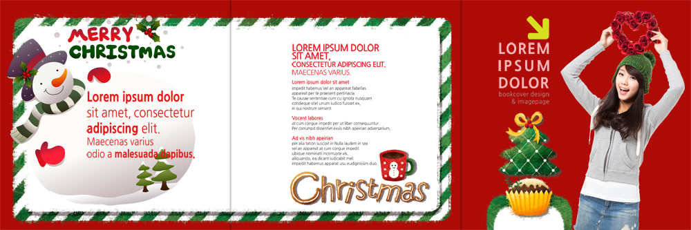 PSD 템플릿 편집 표지디자인 북디자인 출판디자인 여자 내지 리플렛 크리스마스 북커버 3단접지 눈사람 한명 팜플렛 상반신 20대 성인 크리스마스트리 장미 한국인 머그컵 하트 컵케이크 이미지템플릿 모양 1 기념일 꽃 사람 동양인 청년 컵 케이크 파일형식
