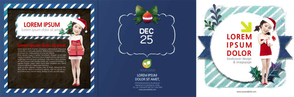 PSD 템플릿 편집 표지디자인 북디자인 출판디자인 여자 표지 리본 리플렛 크리스마스 북커버 3단접지 산타옷 팜플렛 20대 성인 두명 선물상자 장식볼 한국인 이미지템플릿 옷 기념일 선물 사람 동양인 청년 장식 상자 파일형식