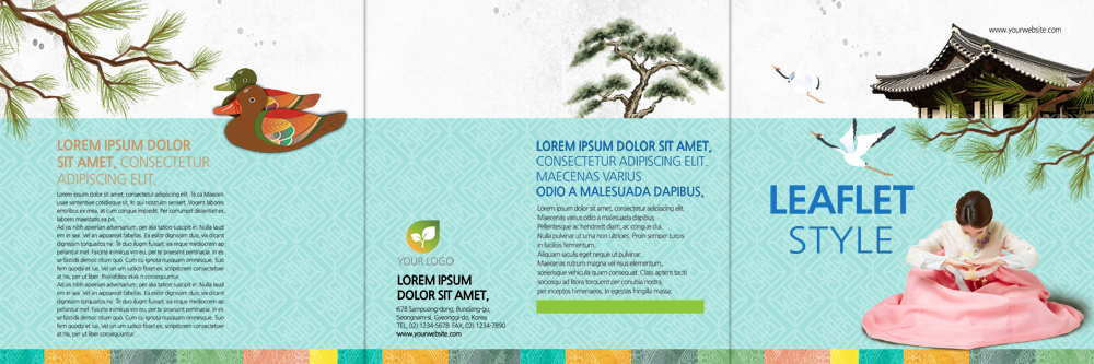 PSD 템플릿 편집 표지디자인 북디자인 출판디자인 여자 표지 리플렛 북커버 3단접지 한옥 기와집 한명 팜플렛 성인 앞모습 30대 학 한국인 나뭇가지 소나무 한복 청둥오리 이미지템플릿 나무 1 한국전통 뷰포인트 고건축 조류 오리 사람 동양인 장년 전통의상 파일형식