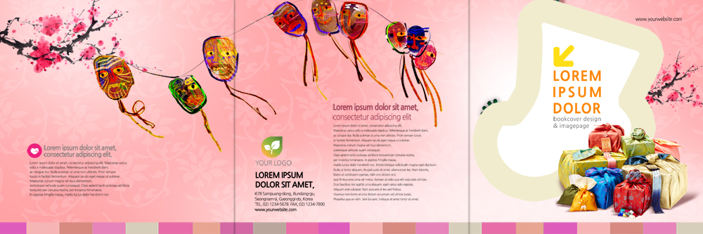 PSD 템플릿 편집 표지디자인 북디자인 출판디자인 표지 리플렛 북커버 3단접지 팜플렛 사람없음 연등 버선 선물세트 이미지템플릿 양말 전통소품 선물 등불 불교용품 파일형식