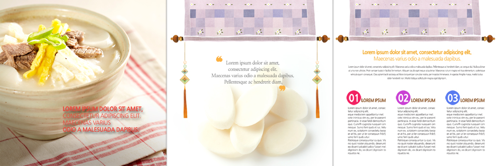 PSD 템플릿 편집 표지디자인 북디자인 출판디자인 명절 내지 리플렛 북커버 3단접지 떡 팜플렛 사람없음 떡국 이미지템플릿 전통 기념일 한식 전통음식 파일형식