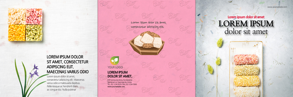 PSD 템플릿 편집 표지디자인 북디자인 출판디자인 명절 표지 리플렛 북커버 3단접지 팜플렛 사람없음 전통음식 한과 이미지템플릿 전통 기념일 음식 디저트 파일형식