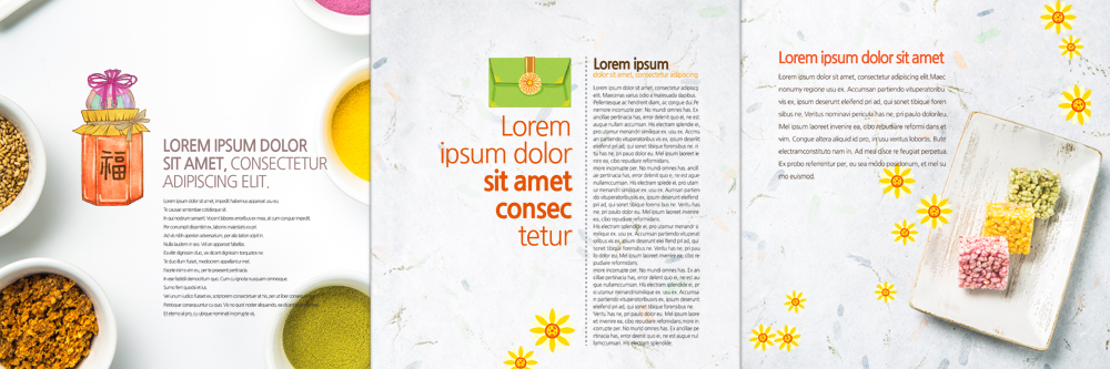 PSD 템플릿 편집 표지디자인 북디자인 출판디자인 명절 내지 리플렛 북커버 식재료 재료 3단접지 팜플렛 사람없음 복 한과 돈봉투 이미지템플릿 전통 기념일 디저트 봉투 한자 전통음식 파일형식