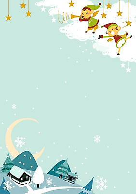 PSD 나무 별 어린이 겨울 일러스트 산 주택 함께함 요정 두명 마을 달 눈송이 나팔 순수 즐거움 소통 국내일러스트 자연요소 식물 계절 감정 악기 컨셉 눈_날씨 사람 건물 파일형식