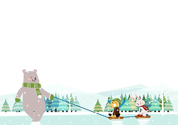 PSD 나무 동물 남자 어린이 겨울 일러스트 곰 산 함께함 한명 야외 목도리 토끼 눈송이 순수 즐거움 썰매 소통 얼음썰매 국내일러스트 식물 1 잡화 계절 감정 컨셉 포유류 눈_날씨 사람 반려동물 파일형식