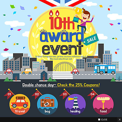 PSD 나무 구름 템플릿 남자 도로 음식 웹템플릿 포크 촛불 자동차 버스 등대 팝업 이벤트팝업 웹팝업 한명 이벤트 빌딩 성인 세일 여행가방 깃발 도시 소시지 트로피 금메달 이미지템플릿 자연요소 식물 1 식기 길 육상교통 가방 초 교통시설 대중교통 사람 건물 가공식품 상_우승 메달 파일형식