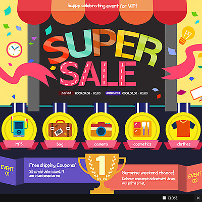 PSD 템플릿 옷 리본 시계 웹템플릿 셔츠 팝업 이벤트팝업 웹팝업 이벤트 사람없음 세일 카메라 여행가방 화장품 MP3 트로피 전구모양 이미지템플릿 모양 상의 가방 전구 전자제품 뷰티 상_우승 파일형식
