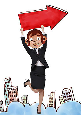 전신 PSD 구름 편집이미지 여자 화살표 동물캐릭터 한명 들기 정장 빌딩 성인 원숭이띠 원숭이 직장인 합성 원숭이캐릭터 병신년 이미지편집 자연요소 동물 직업 캐릭터 1 옷 포유류 모션 사람 건물 십이지신 2016년 파일형식