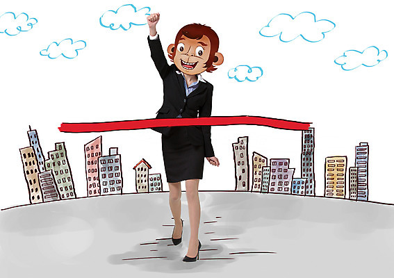 PSD 구름 편집이미지 여자 동물캐릭터 한명 정장 빌딩 성인 달리기 원숭이띠 원숭이 직장인 합성 결승선 원숭이캐릭터 병신년 이미지편집 자연요소 동물 직업 캐릭터 1 옷 포유류 모션 사람 건물 십이지신 2016년 파일형식