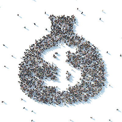 PSD 편집이미지 비즈니스 함께함 사람 여러명 경제 달러 돈자루 디지털합성 나눔 디지털아트 이미지편집 다수 컨셉 돈 파일형식