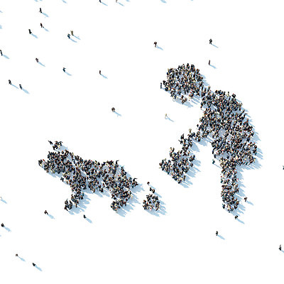 PSD 편집이미지 사람모양 함께함 사람 여러명 강아지 디지털합성 나눔 반려 배변 배변봉투 디지털아트 이미지편집 모양 다수 컨셉 봉투 반려동물 개 파일형식