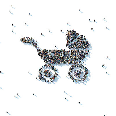 PSD 편집이미지 함께함 사람 여러명 디지털합성 유모차 나눔 디지털아트 이미지편집 다수 컨셉 아기용품 파일형식