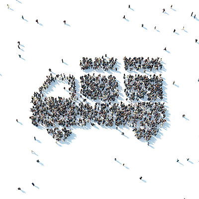 PSD 편집이미지 함께함 사람 여러명 트럭 배송 디지털합성 나눔 디지털아트 이미지편집 다수 컨셉 자동차 파일형식