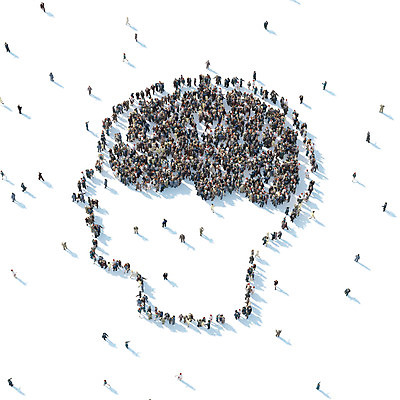 PSD 편집이미지 생각 사람모양 함께함 사람 여러명 디지털합성 두뇌 나눔 디지털아트 이미지편집 모양 다수 컨셉 뇌 파일형식