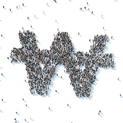 PSD 편집이미지 함께함 사람 여러명 경제 원화 화폐기호 디지털합성 나눔 디지털아트 이미지편집 기호 다수 컨셉 돈 화폐 파일형식