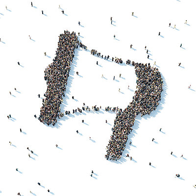 PSD 편집이미지 함께함 사람 여러명 확성기 디지털합성 나눔 디지털아트 이미지편집 다수 컨셉 파일형식