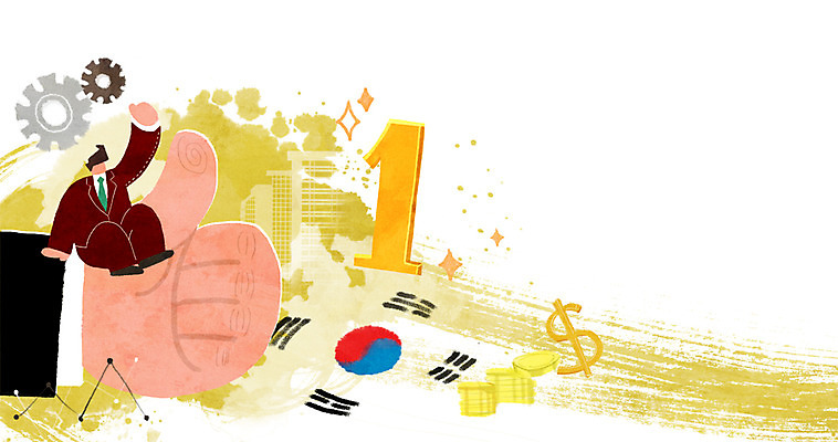 PSD 1 남자 일러스트 비즈니스 한국 한명 성인 달러 동전 파이팅 엄지손가락 최고 비즈니스맨 태극기 톱니바퀴 국내일러스트 아시아 돈 손가락 모션 사람 직장인 국기 파일형식