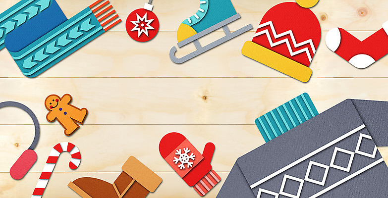 PSD 옷 장갑 백그라운드 일러스트 양말 털모자 부츠 사람없음 하이앵글 목도리 플랫 페이퍼아트 스웨터 책상 귀마개 종이공예 아이스스케이트 크리스마스지팡이 진저쿠키 오너먼트 플랫레이 국내일러스트 모자_잡화 잡화 뷰포인트 가구 신발 상의 크리스마스장식 지팡이 쿠키 공예 파일형식