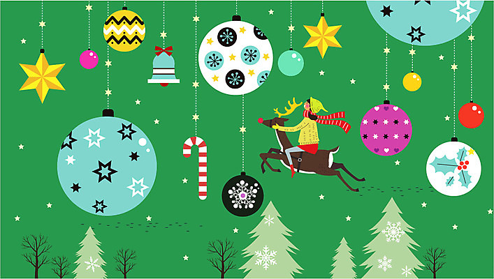 나무 여자 별 어린이 크리스마스장식 크리스마스 일러스트 한명 크리스마스트리 목도리 루돌프 종 크리스마스지팡이 오너먼트 국내일러스트 AI파일 자연요소 식물 1 잡화 기념일 지팡이 사슴 사람 파일형식 벡터