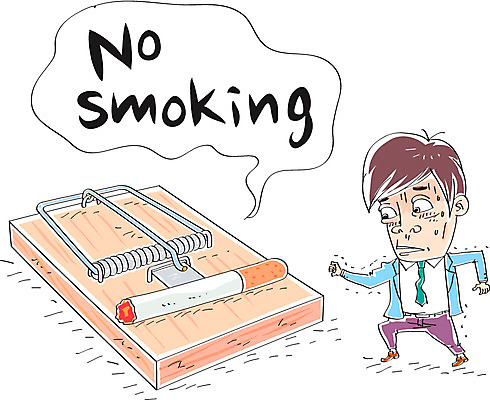 남자 캘리배경 말풍선 일러스트 캘리그라피 담배 한명 정장 성인 금연 금연선언 쥐덫 국내일러스트 AI파일 1 옷 캠페인 백그라운드 사람 사회이슈 덫 파일형식 벡터