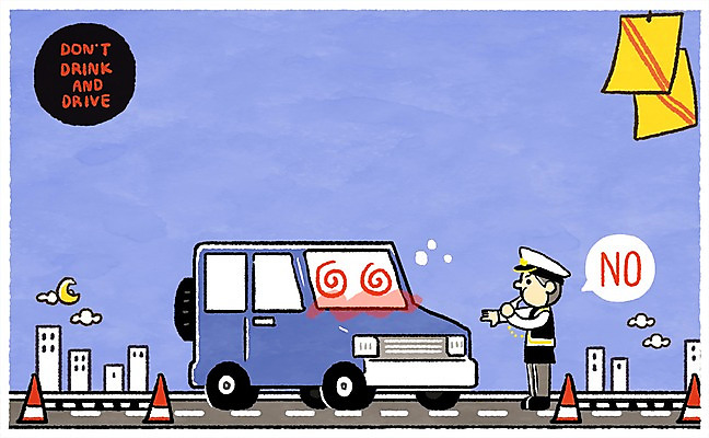 PSD 구름 남자 도로 교통 말풍선 일러스트 자동차 한명 안전 빌딩 성인 달 경찰 야간 호루라기 교통안전 음주운전 칼라콘 국내일러스트 자연요소 직업 1 길 육상교통 교통시설 사람 건물 운전 범죄 안전장비 파일형식