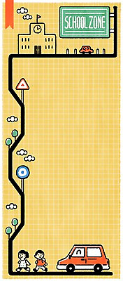 PSD 나무 구름 여자 남자 어린이 교통 일러스트 학교 자동차 안전 두명 메모지 도로표지판 교통안전 도로표시판 스쿨존 자전거도로표지판 국내일러스트 자연요소 식물 교육 도로 육상교통 사람 사무용품 표지판 파일형식