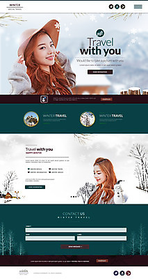 PSD 나무 템플릿 여자 웹템플릿 겨울 사이트템플릿 성인 두명 홈페이지 홈페이지시안 한국인 눈 겨울여행 이미지템플릿 자연요소 식물 계절 여행 날씨 사람 동양인 파일형식