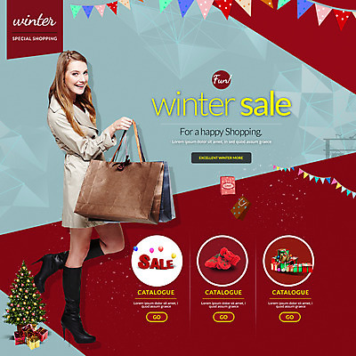 PSD 서양인 템플릿 여자 웹템플릿 겨울 이벤트페이지 한명 이벤트 성인 쇼핑 쇼핑백 크리스마스트리 세일 이미지템플릿 외국인 1 계절 크리스마스 가방 사람 페이지 파일형식