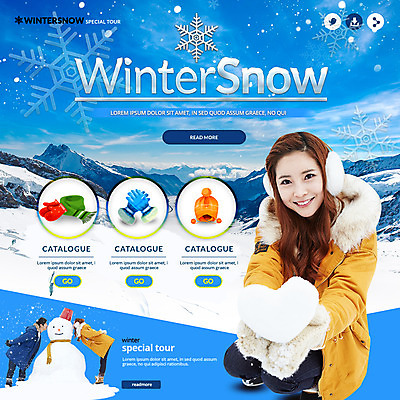 PSD 템플릿 커플 여자 남자 웹템플릿 겨울 눈사람 산 이벤트페이지 털모자 이벤트 성인 세명 목도리 한국인 눈송이 귀마개 털장갑 이미지템플릿 모자_잡화 잡화 계절 장갑 관계 눈_날씨 사람 동양인 페이지 파일형식