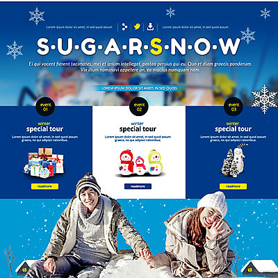 PSD 템플릿 커플 여자 남자 웹템플릿 겨울 눈사람 스키장 이벤트페이지 이벤트 성인 두명 선물상자 한국인 눈송이 이미지템플릿 계절 관계 눈_날씨 선물 사람 동양인 상자 페이지 파일형식