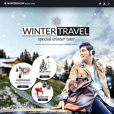 PSD 나무 템플릿 남자 웹템플릿 겨울 가방 산 이벤트페이지 한명 이벤트 성인 헤드셋 한국인 눈 겨울여행 이미지템플릿 자연요소 식물 1 잡화 계절 음향기기 여행 날씨 사람 동양인 헤드폰 페이지 파일형식