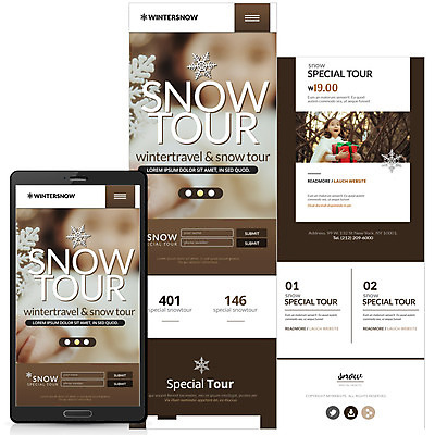 PSD 템플릿 여자 어린이 웹템플릿 겨울 모바일 한명 선물상자 한국인 눈송이 겨울여행 모바일템플릿 모바일웹 이미지템플릿 1 계절 여행 눈_날씨 선물 사람 동양인 상자 파일형식