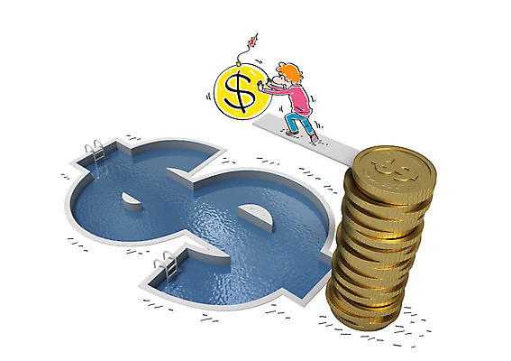 편집이미지 남자 비즈니스 수영장 합성일러스트 한명 성인 경제 달러 동전 비즈니스맨 화폐기호 폭탄 합성 이미지편집 AI파일 1 기호 돈 사람 직장인 폭발물 화폐 파일형식 벡터