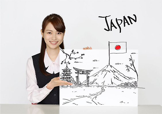 편집이미지 여자 합성일러스트 한명 20대 성인 일본 일본인 합성 후지산 일장기 신사_일본건축 이미지편집 AI파일 외국인 1 아시아 산 사람 동양인 청년 세계문화유산 국기 일본건축 파일형식 벡터