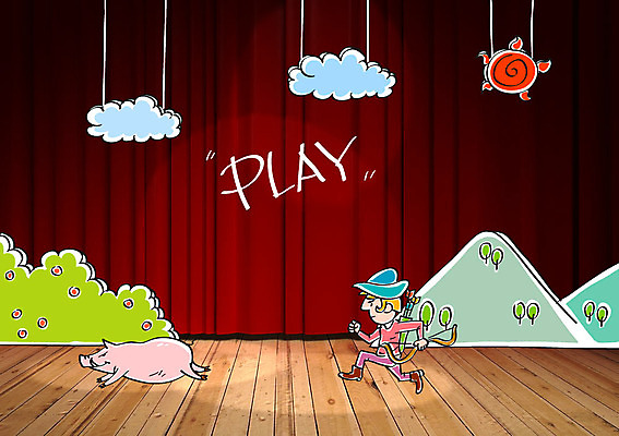 나무 구름 편집이미지 남자 산 합성일러스트 한명 성인 태양 무대 돼지 합성 사냥꾼 이미지편집 AI파일 자연요소 식물 직업 1 포유류 사람 파일형식 벡터