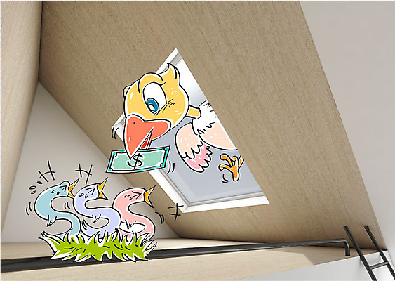 편집이미지 새끼 지폐 창문 조류 합성일러스트 사람없음 경제 먹이 합성 이미지편집 AI파일 동물 돈 파일형식 벡터