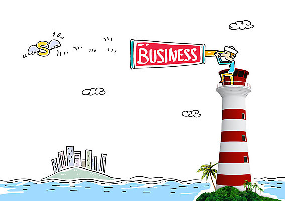 구름 편집이미지 남자 바다 섬 날개 비즈니스 등대 합성일러스트 한명 성인 야자수 달러 망원경 합성 선원 이미지편집 AI파일 자연요소 나무 1 돈 사람 파일형식 벡터