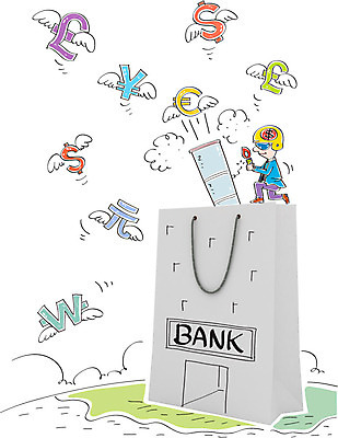 편집이미지 남자 날개 불 합성일러스트 한명 성인 쇼핑백 달러 유로 원화 화폐기호 엔 합성 파운드 대포 위안화 이미지편집 AI파일 자연요소 1 기호 무기 돈 가방 사람 화폐 파일형식 벡터