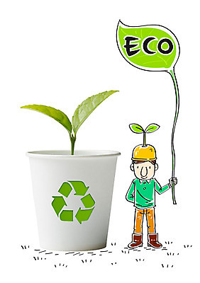 편집이미지 남자 나뭇잎 합성일러스트 한명 성인 새싹 환경 재활용 종이컵 에코 합성 그린슈머 재활용표시 이미지편집 AI파일 식물 1 잎 표시 사람 컵 일회용 친환경 파일형식 벡터