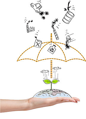 구름 편집이미지 손 우산 공장 자동차 굴뚝 합성일러스트 신체부위 새싹 환경 오염 환경보전 합성 매연 석유통 이미지편집 AI파일 자연요소 식물 육상교통 공업 사람 환경오염 사회이슈 파일형식 벡터