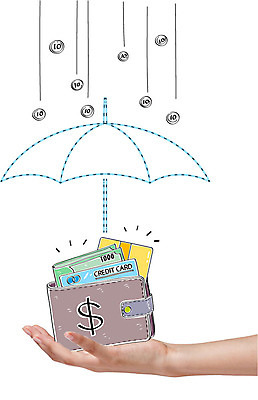 편집이미지 손 지폐 우산 합성일러스트 신체부위 동전 신용카드 지갑 합성 이미지편집 AI파일 돈 사람 금융 파일형식 벡터