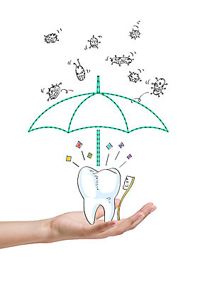 편집이미지 손 우산 합성일러스트 신체부위 치아 칫솔 합성 박테리아 이미지편집 AI파일 의학 사람 위생용품 소화기관 파일형식 벡터