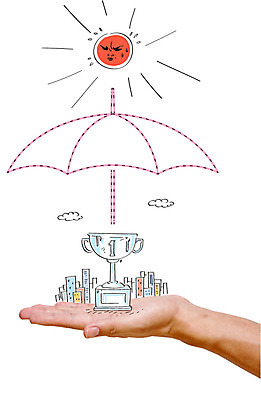 구름 편집이미지 손 우산 비즈니스 포토일러 합성일러스트 한명 빌딩 신체부위 태양 트로피 합성 이미지편집 AI파일 자연요소 1 사람 건물 상_우승 파일형식 벡터